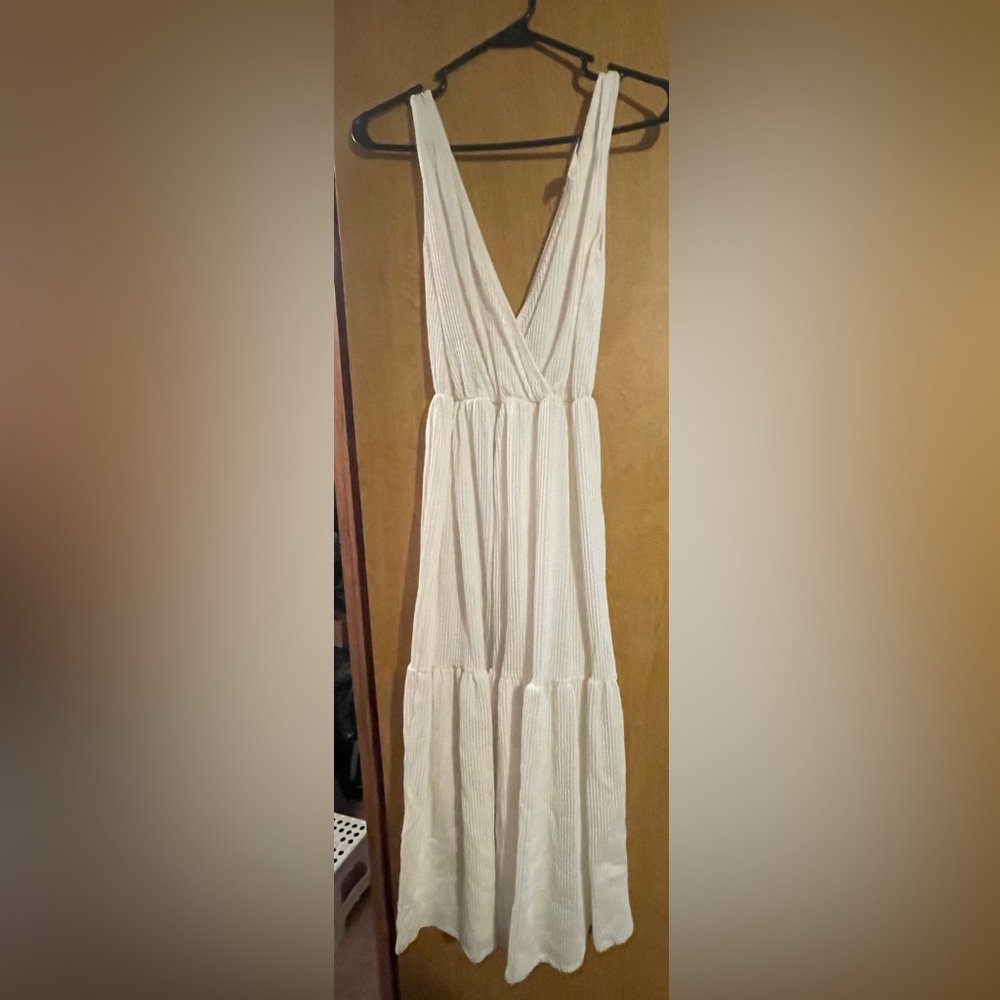 White Midi NWOT Dress